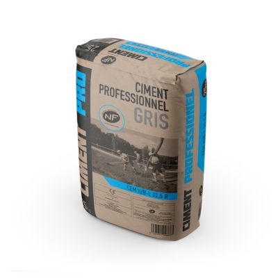 Ciment professionnel portland II/BL 32,5 R CE NF gris sac de 25 KG