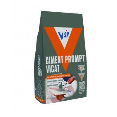 Ciment prompt VPI 2 5kg pour confection de mortiers Castorama