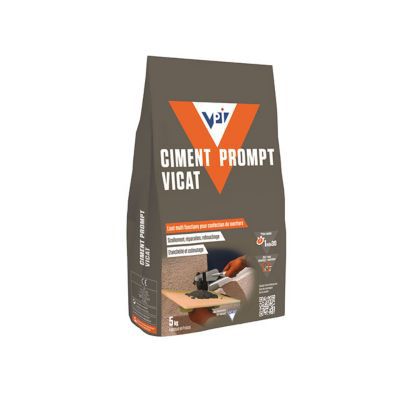 Ciment prompt VPI 5kg pour confection de mortiers Castorama