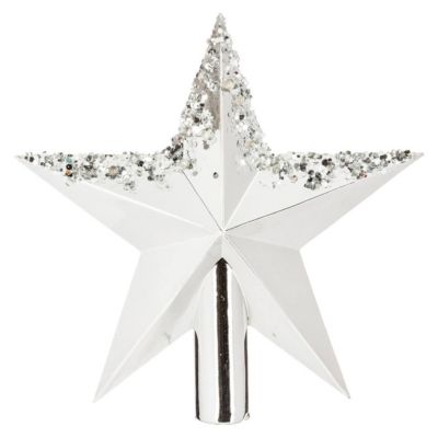 Cimier de sapin colorama de noël en plastique recyclé h22cm - feeric lights & christmas