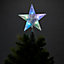 Cimier de sapin forme étoile 30 cm à couleurs changeantes LED