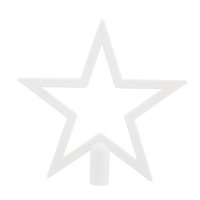 Cimier étoile blanc 20 cm