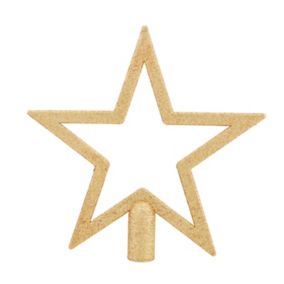 Cimier étoile doré 20 cm