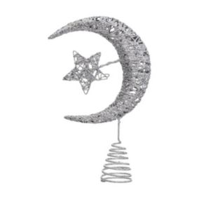 Cimier Lune "Randonnée des Cimes" 25cm Argent