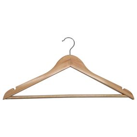 Cintre antidérapant Elliott L. 44,5 cm en bois