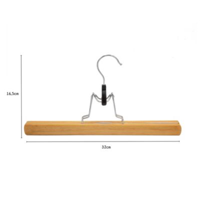 Cintre en bois pour pantalons Kuko vendu par 3 pièces