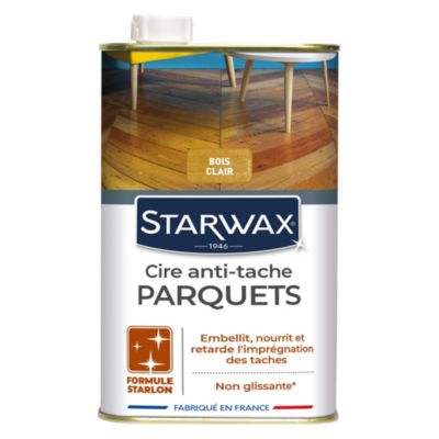 Cire anti-tache Starwax liquide bois clair 1 l