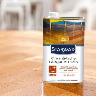 Cire anti-tache Starwax liquide bois clair 1 l