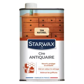 Cire antiquaire liquide bois ciré naturel Starwax 500ml