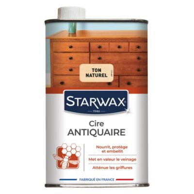 Cire antiquaire liquide bois ciré Starwax 500ml incolore