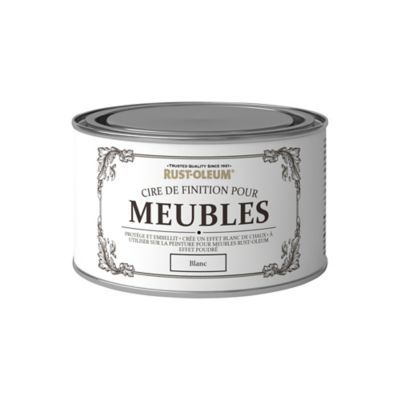 Cire de finition pour meubles Rust-Oleum blanc 400ml