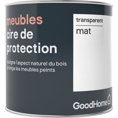 Cire de protection pour meubles GoodHome transparent mat 0,5L