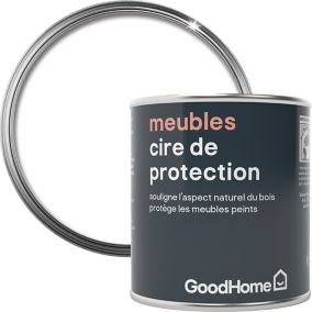 Cire de protection pour meubles GoodHome transparent mat 125ml
