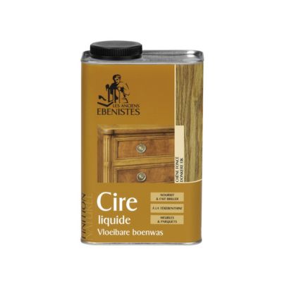 CIRE LIQUIDE 1L CHENE FONCE  - Les anciens ébénistes