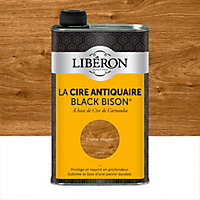 Cire liquide antiquaire black bison pour meubles Libéron chêne moyen 500ml
