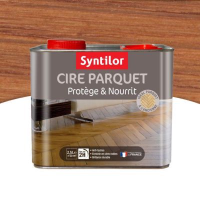 Cire liquide parquet chêne clair Syntilor 2,5L