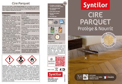 Cire liquide parquet Syntilor Chêne clair 1 L