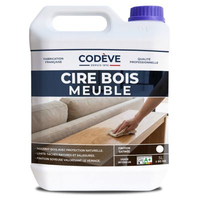 Cire Meubles Bois - 5 L   - Codeve Bois - Chêne