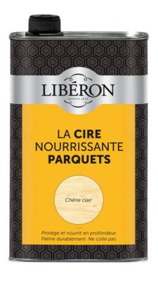 Cire nourrissante parquets Libéron chêne clair 1L