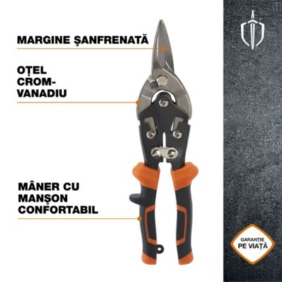 Cisaille à tôle coupe devant Magnusson 250mm 2 positions