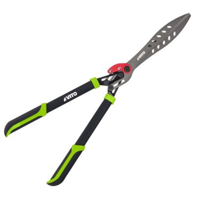 Cisaille de jardin avec levier Démultiplicateur Lame 27.5cm - Sécateur Jardin Coupe Arbustes, Haies, Branches VITO