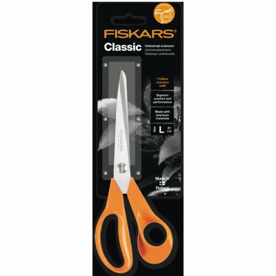 Ciseau de jardin Fiskars orange 21 cm