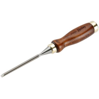 Ciseau sculpteur STANLEY 6 mm - lame 125 mm, manche bois renforcé
