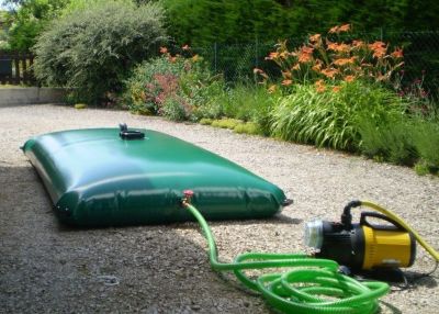 Citerne Souple 6 m3 (6000L) - PVC Traité Anti-UV - Pour Jardin/Vide sanitaire/Terrasse... - Fabrication Française - Direct Usine