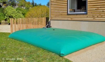 Citerne souple 9000 litres (9 m3) - Forme Standard (5,82 m x 2,84 m x 0,85 m)