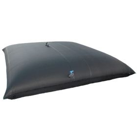 Citerne souple de récupération d'eau de pluie 1000L Flexirub coloris noir L.194 x l.167 x H.40 cm