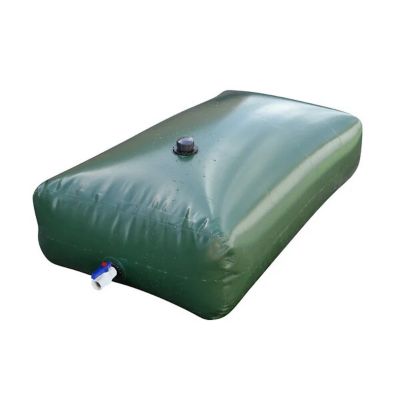 Citerne souple de récupération d'eau de pluie 1000L Jardibric L.150 x l.150 x H.45 cm