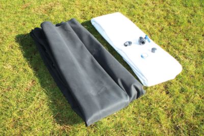 Citerne souple de récupération d'eau de pluie 2000L Flexirub coloris noir L.346 x l.167 x H.45 cm