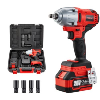 Clé à chocs 20V Brushless Lithium-Ion Batteries 4.0Ah,  600N.m , une batterie