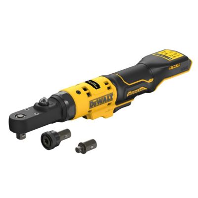 Clé à cliquet DEWALT XR 12V brushless DCF500N-XJ, têtes 1/4", 3/8", HEX 1/4", sans batterie.