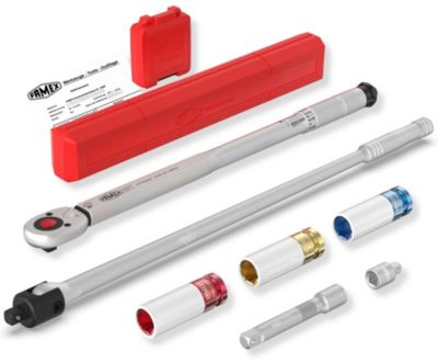 Clé dynamométrique 1/2" - 30-210 Nm - Kit pour changer les roue - FAMEX 10905