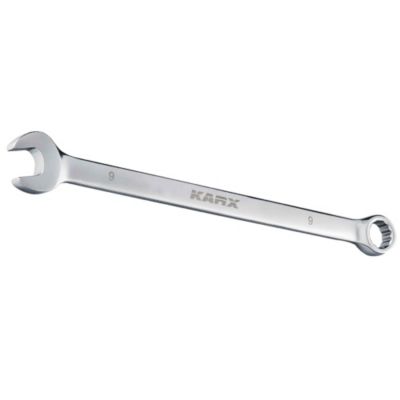 Clé plate mixte Cr-V - KARX - 9 mm