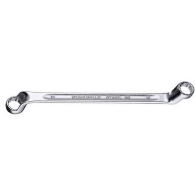 Clé polygonale double 16 x 17 mm Stahlwille 41041617, contre-coudée, 255 mm