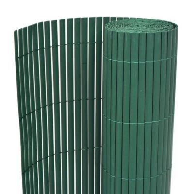 Clôture de jardin Double face PVC 90 x 300 cm Vert vidaXL
