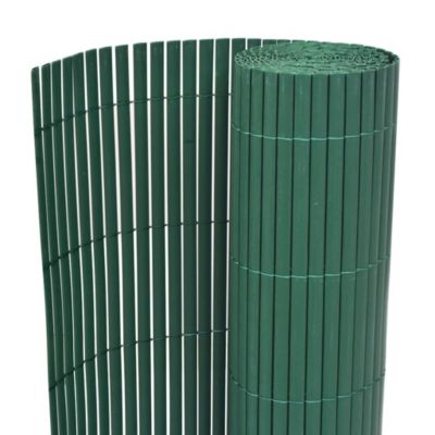 Clôture de jardin Double face PVC 90 x 500 cm Vert vidaXL