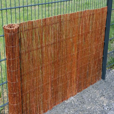 Clôture en osier  40m x 100cm I Brise-vue en osier I Brise-vue naturel Aquagart