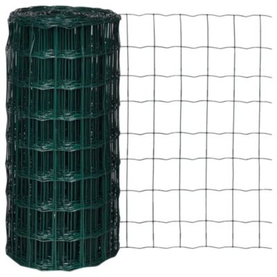 Clôture euro Acier 25 x 0,8 m Vert vidaXL