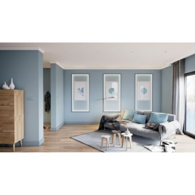 CL11 DECOFLAIR Profilé pour éclairage Polystyrène HD 50 x 33 x 2000 - 1 pièce