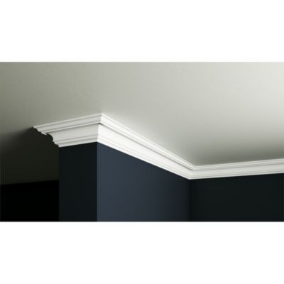 CL11 DECOFLAIR Profilé pour éclairage Polystyrène HD 50 x 33 x 2000 - 1 pièce