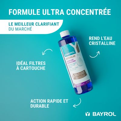 Clarifiant piscine Superklar 0,5L Bayrol