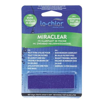 Clarificateur eau piscine Miraclear Clarifier Cubes Lo-Chlor - 35 g