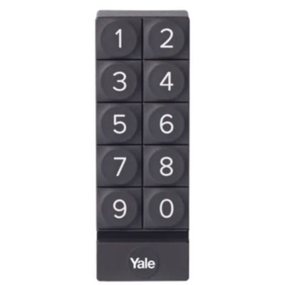 Clavier à code connecté Yale noir compatible serrure connectée