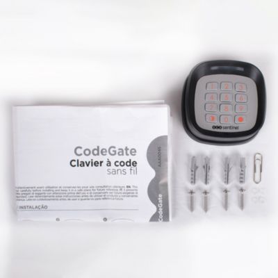 Clavier à code sans fil pour portail Scs Sentinel Codegate noir