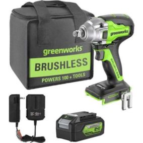 cle a choc greenworks avec batterie 24.0 V 2 Ah