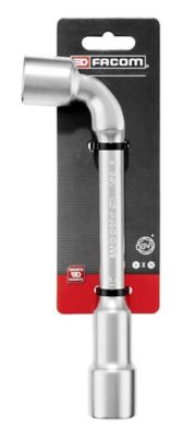 Clé à pipe débouchée forgée Facom 76.21PB 12 pans x 6 pans métriques ø 21 mm