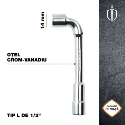 Clé à pipe standard Magnusson 1/2" 14 mm